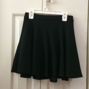 Lush Black Skater Skirt
